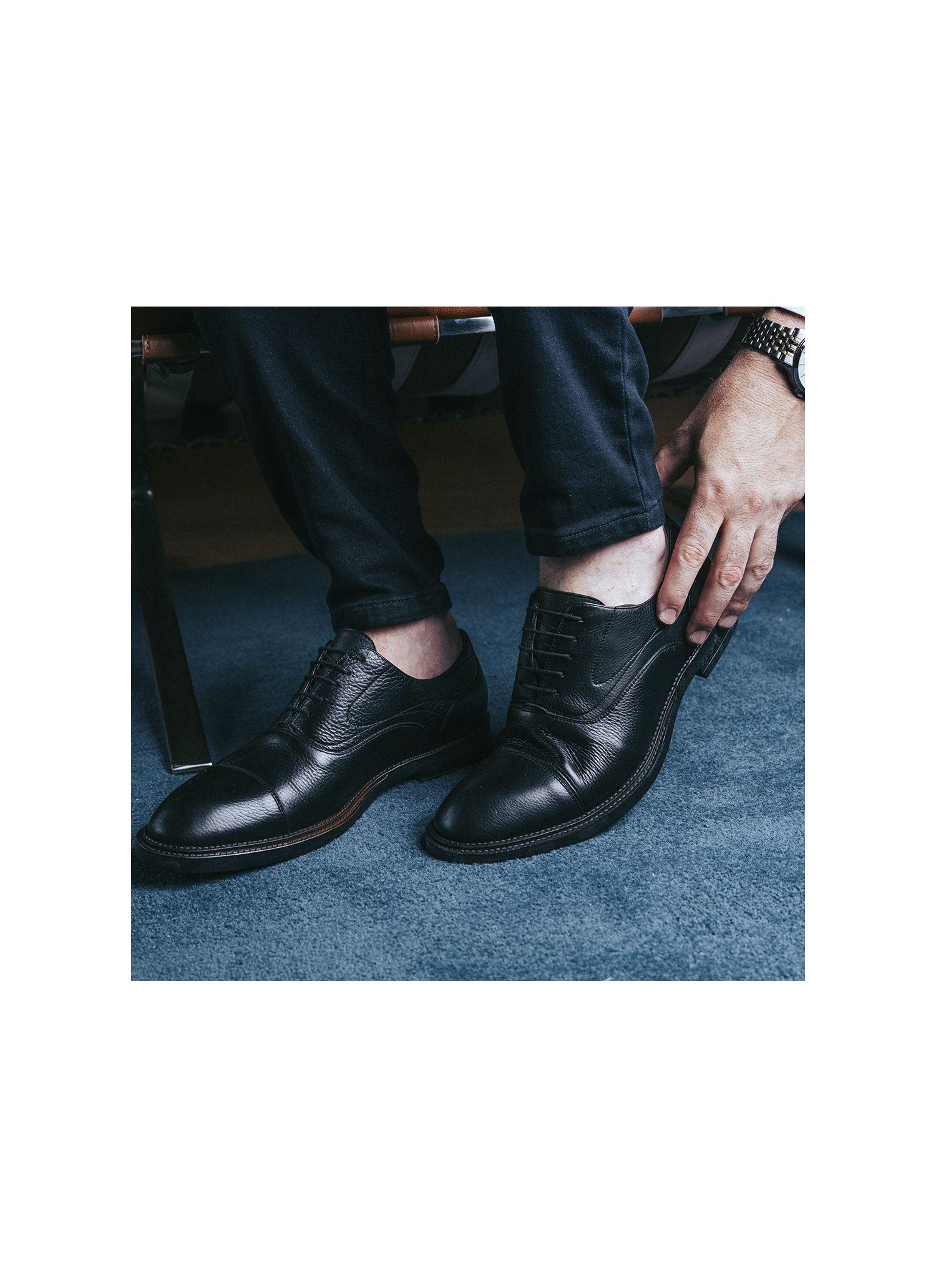 Sapato Oxford Cervo Preto