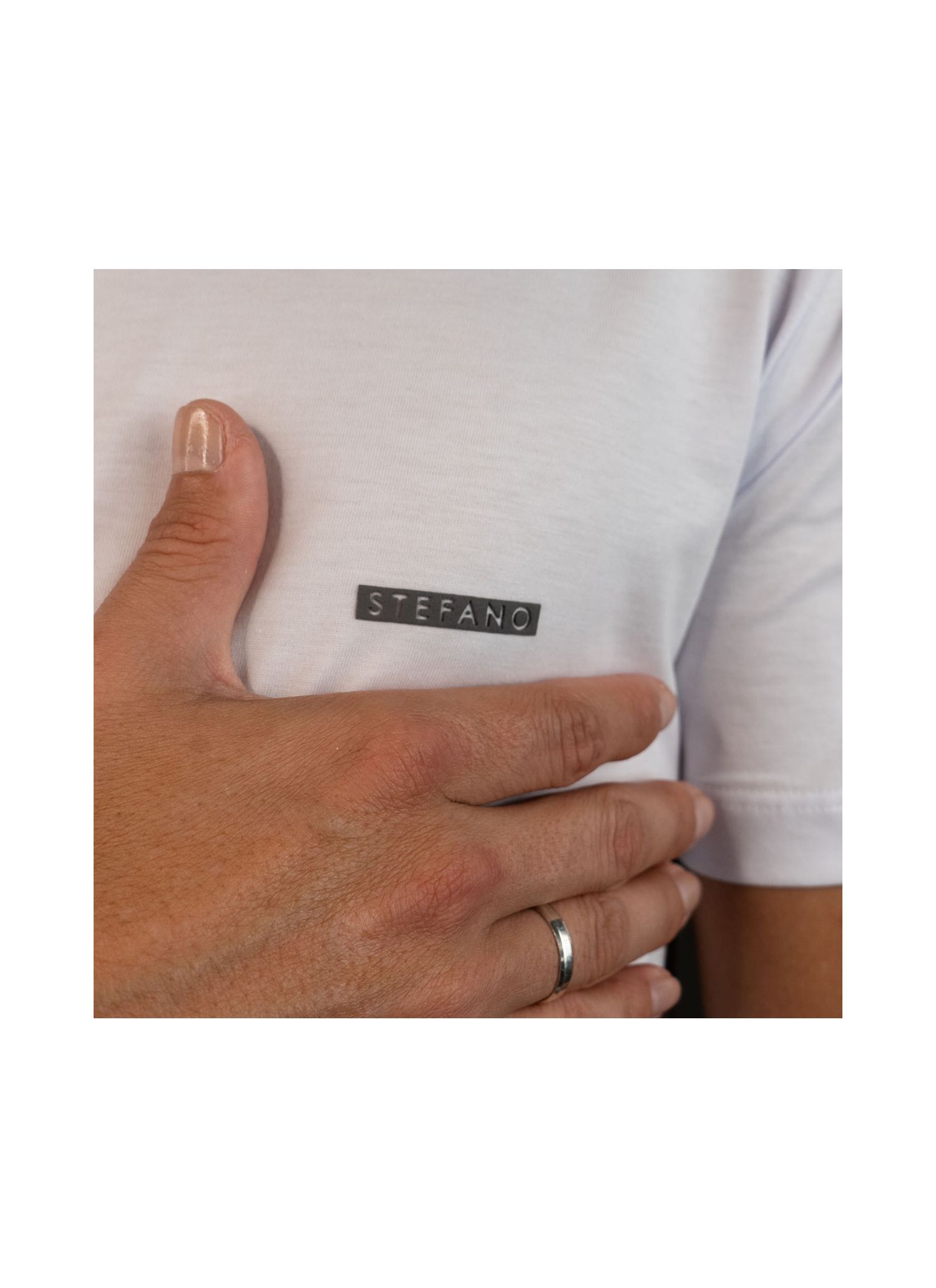 T-Shirt Pima Stefano Branca 
