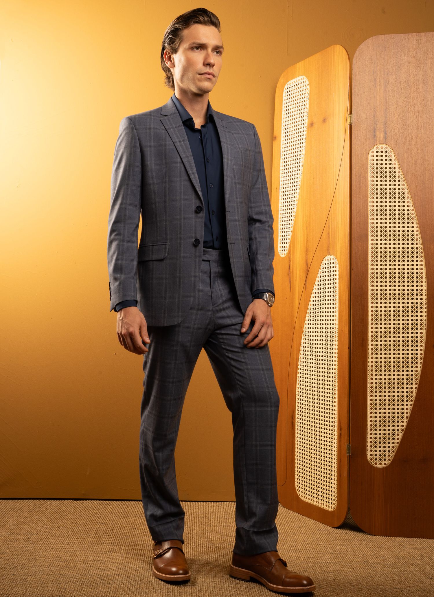 Costume Stefano Príncipe de Gales Cinza