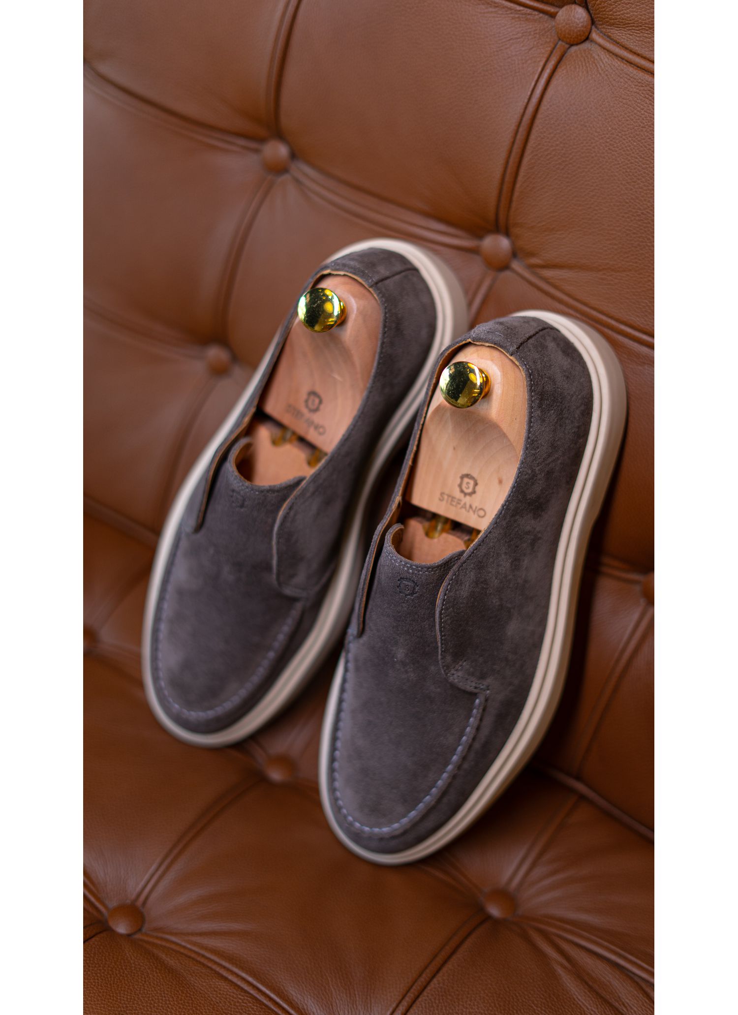 Loafer Amalfi Stefano Cinza