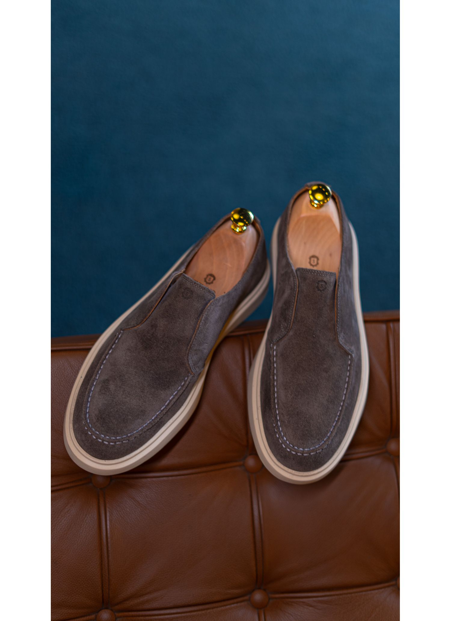 Loafer Amalfi Stefano Cinza