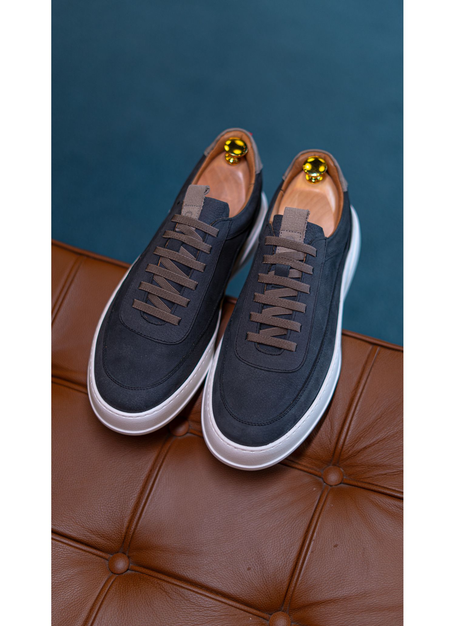 Sneaker Stefano Elite One Cinza Chumbo