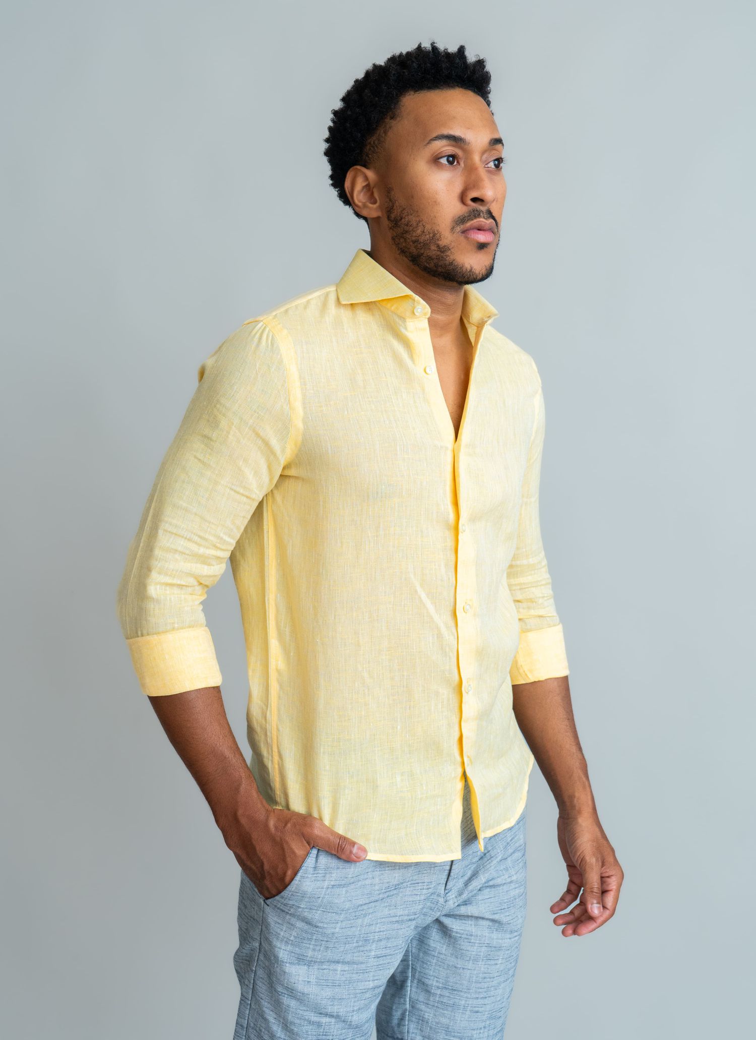 Camisa Stefano Linho Italiano ... - Stefano Store