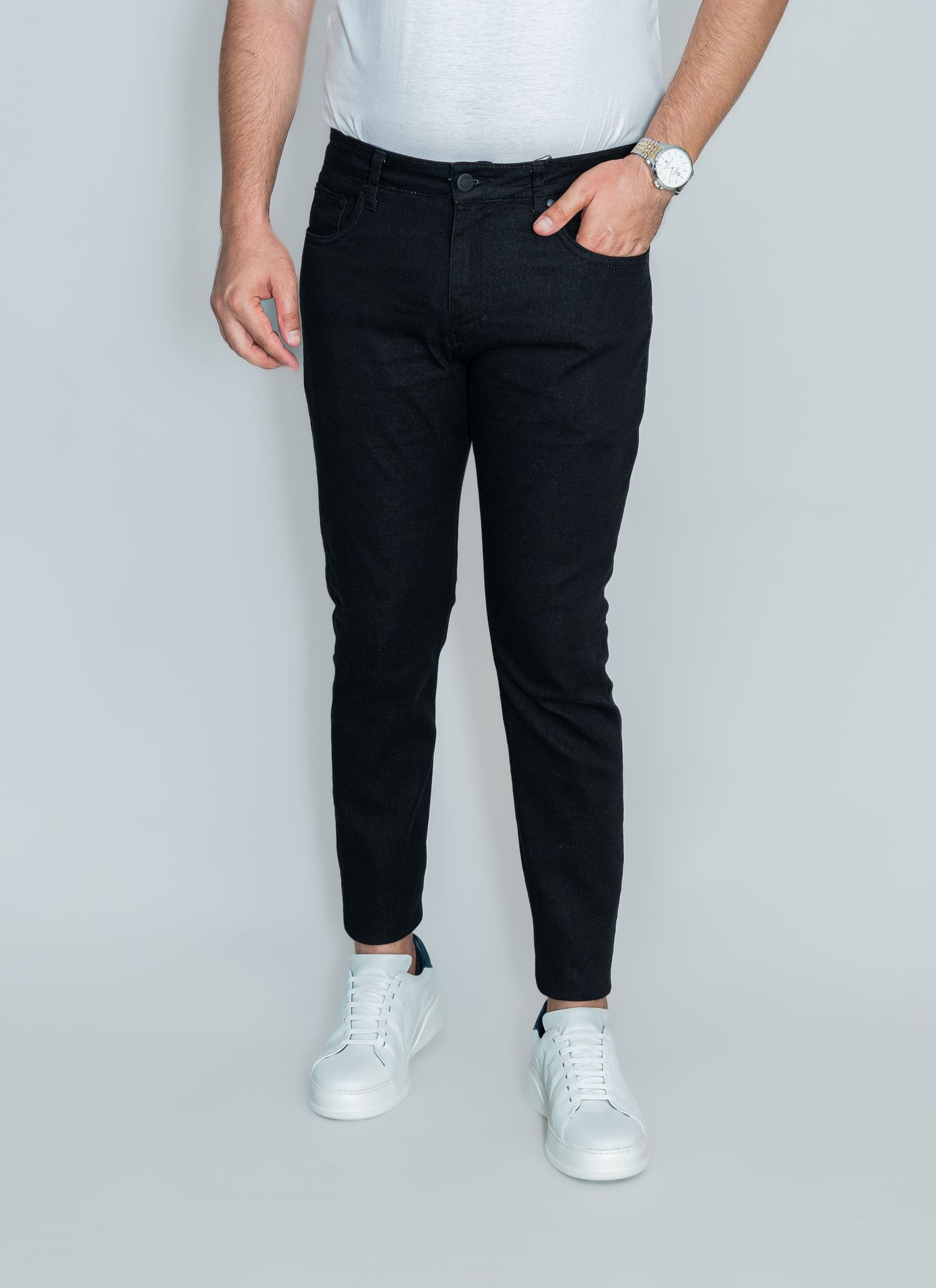 Calça Sarja Premium Stefano Preta