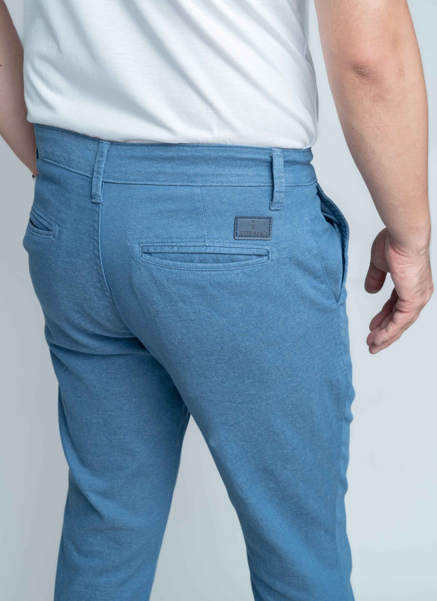 Calça Sarja Stefano Azul 