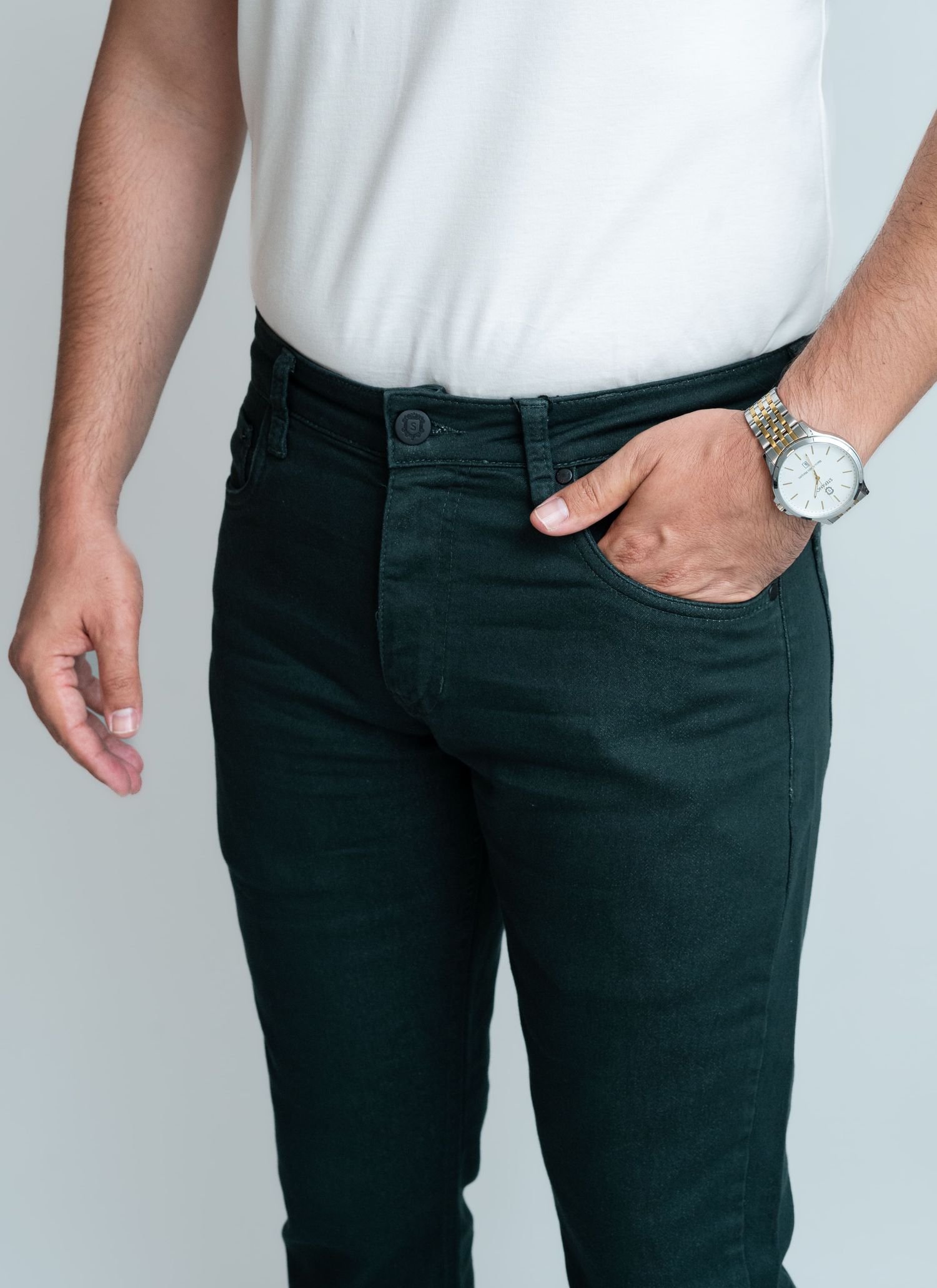 Calça Sarja Premium Stefano Verde