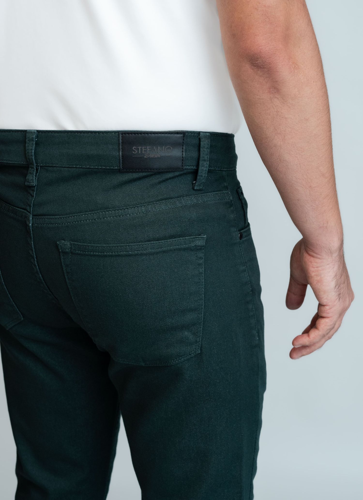 Calça Sarja Premium Stefano Verde