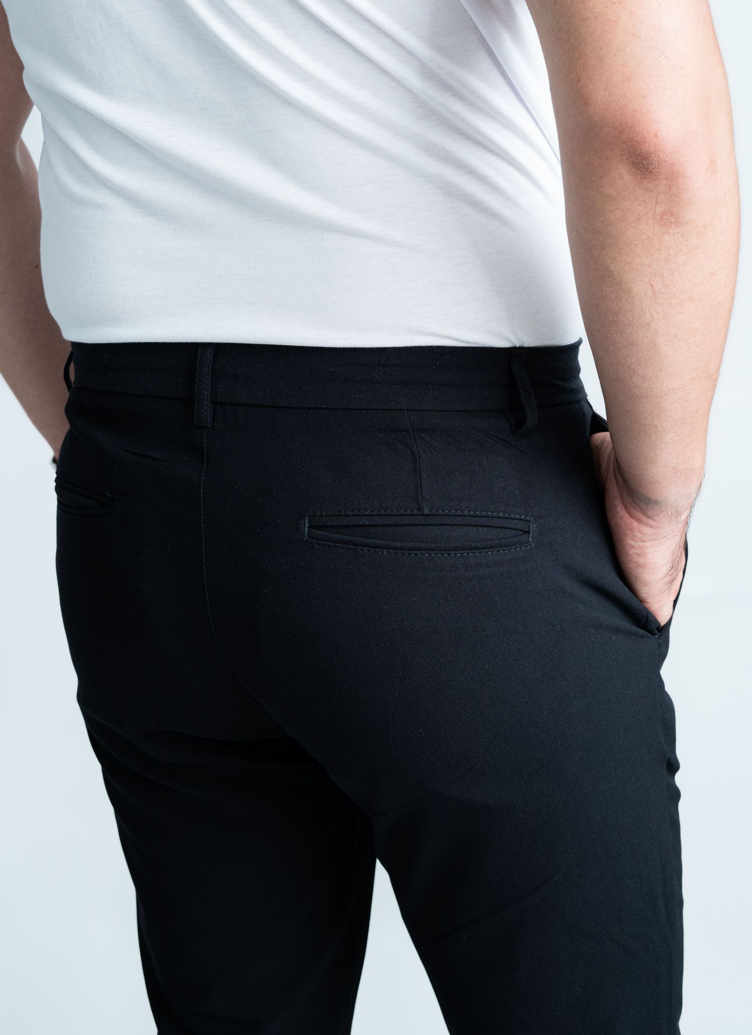 Calça Alfaiataria Confort Stefano Preta