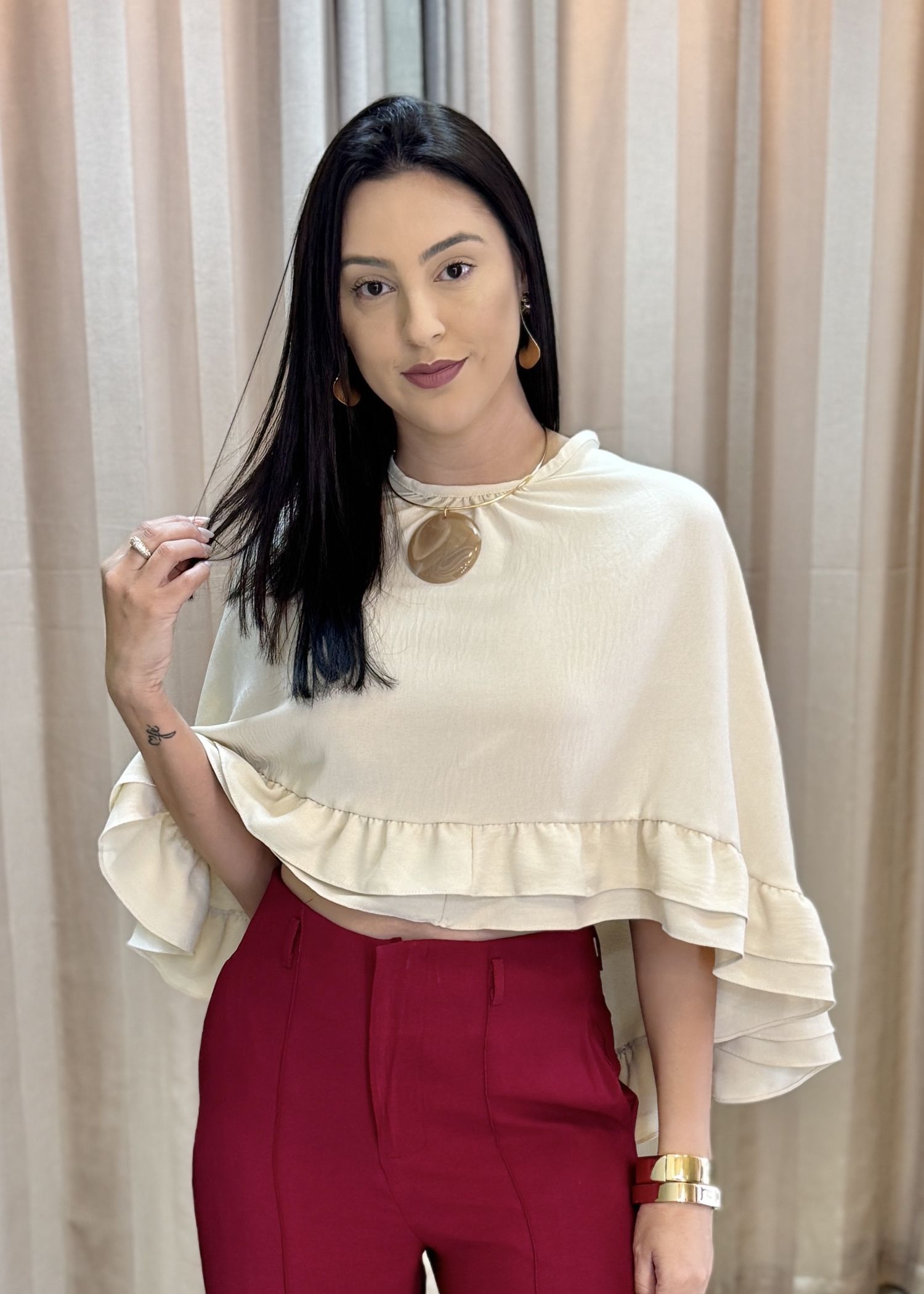 BLUSA CREPE DUN... - SempreLinda