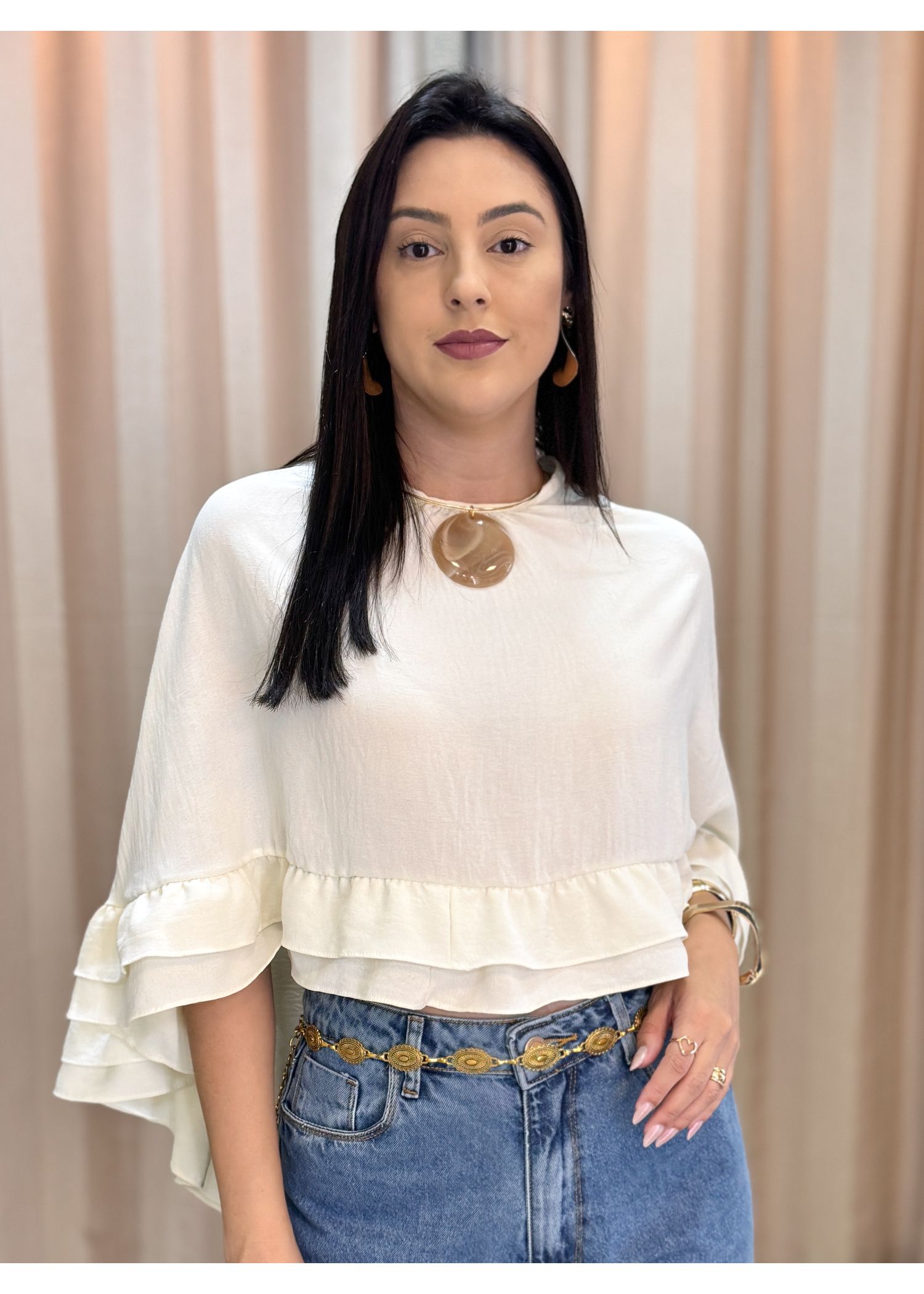 BLUSA CREPE DUN... - SempreLinda