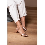 Scarpin Regulagem 6 cm_1801- Rose Gold