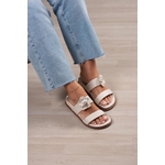 Sandália Papete Flor Corte Laser_742- Off