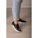 TÊNIS DUPLO ZÍPER SUPER CONFORTÁVEL_752-PRETO