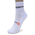 Kit Meia Cano Médio Branca/PretaGogowear 