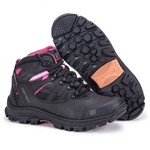 Bota Anti-Torção Feminina Segurança EPI CA Gogowear 100% Couro ref Antora Preto