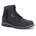 Bota Casual Masculina Gogowear 100% Couro ref Apollo Preto