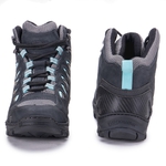 Bota Anti-Torção Adventure Feminino 100% Couro ref Aspen Cinza E