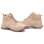 Bota Adventure Masculina VIBRAM Gogowear 100% Couro ref Bosco Bege