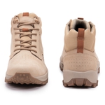 Bota Adventure Masculina VIBRAM Gogowear 100% Couro ref Bosco Bege