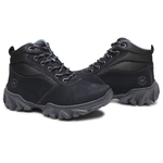 Bota Adventure em Couro Palmilha Confort PU - Polar Cinza