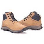 Bota Anti-Torção Segurança EPI CA Gogowear 100% Couro ref Brick Coyote