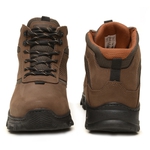 Bota Coturno Segurança EPI CA Gogowear 100% Couro ref Brita Cravo 