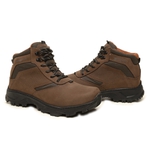 Bota Coturno Segurança EPI CA Gogowear 100% Couro ref Brita Cravo 