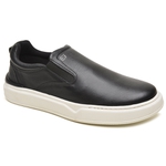 Sapatênis Masculino 100% Couro Gogowear Corona Preto