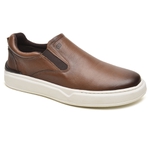 Sapatênis Masculino 100% Couro Gogowear Corona Conhaque 