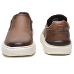 Sapatênis Masculino 100% Couro Gogowear Corona Conhaque 