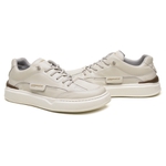 Sapatênis Masculino 100% Couro Gogowear Leroy Off-White