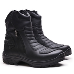 Bota Coturno Gogowear 100% Couro ref Bull 300 Motor cor Preto 
