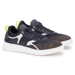 Sapatênis Masculino 100% Couro Gogowear Cabana Preto/Branco