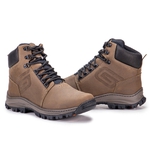 Bota Anti-Torção Segurança EPI CA Gogowear 100% Couro ref Cable Musgo