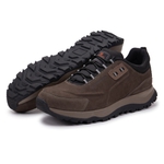 Tênis Gogowear 100% Couro ref Condor Grafite Novo