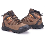 Bota Anti-Torção Segurança EPI CA Gogowear 100% Couro ref Continental Cravo