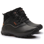 Bota Anti-Torção Segurança EPI CA Gogowear 100% Couro ref Coyote Preto 