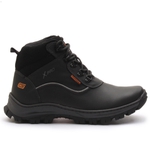 Bota Anti-Torção Segurança EPI CA Gogowear 100% Couro ref Coyote Preto 