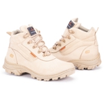 Bota Coturno Segurança EPI CA Gogowear 100% Couro ref Cripton Areia