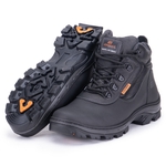 Bota Coturno Segurança EPI CA Gogowear 100% Couro ref Cripton Preto