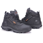 Bota Coturno Segurança EPI CA Gogowear 100% Couro ref Cripton Preto