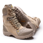 Bota Coturno Militar Gogowear 100% Couro ref Defender Areia