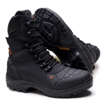 Bota Coturno Militar Gogowear 100% Couro ref Defender Preto