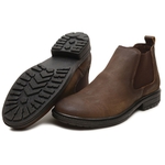 Bota Casual Masculina Gogowear 100% Couro ref Del Rio Everest Café