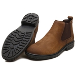 Bota Casual Masculina Gogowear 100% Couro ref Del Rio Marrom 