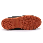 Bota Anti-Torção Segurança EPI CA Gogowear 100% Couro ref Enduro Preto - Laranja