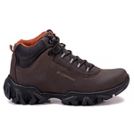 Bota Trilha Adventure Gogowear 100% Couro ref Everest 2 Café