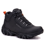 Bota Trilha Adventure Gogowear 100% Couro ref Everest 2 Preto