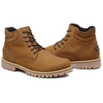 Bota Casual Masculina Gogowear 100% Couro ref Fenon Castor