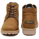 Bota Casual Masculina Gogowear 100% Couro ref Fenon Castor